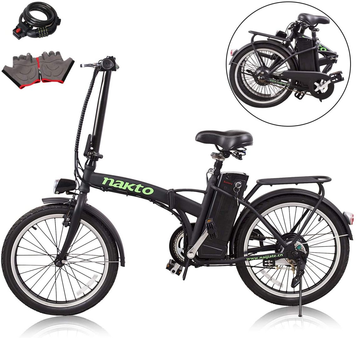 nakto 20″/26″ 250W Foldaway/City Electric Bike Assisted Electric